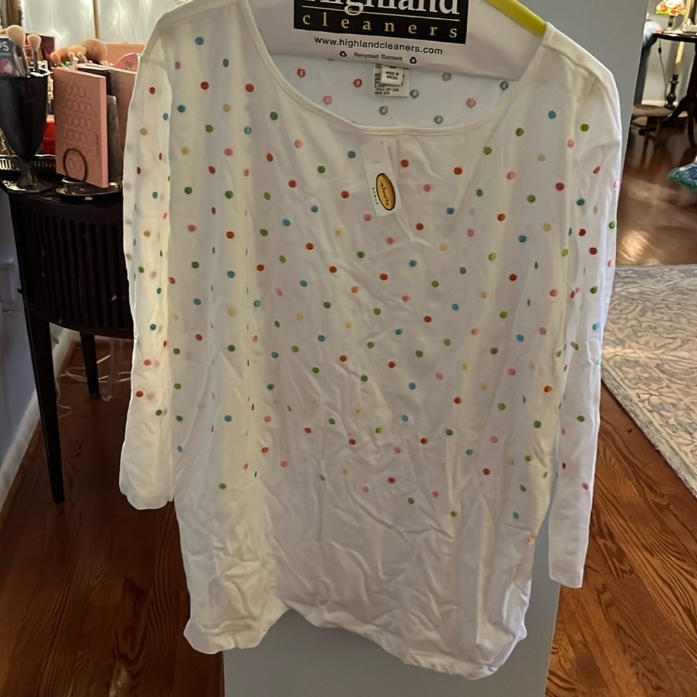Talbots polkadot T-shirt